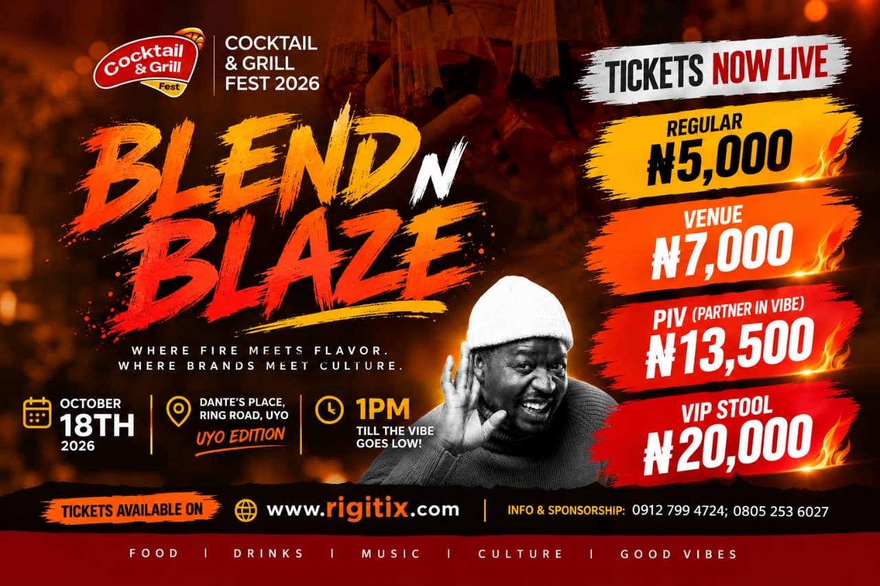 Cocktail and Grill Fest, 2026. Uyo Edition