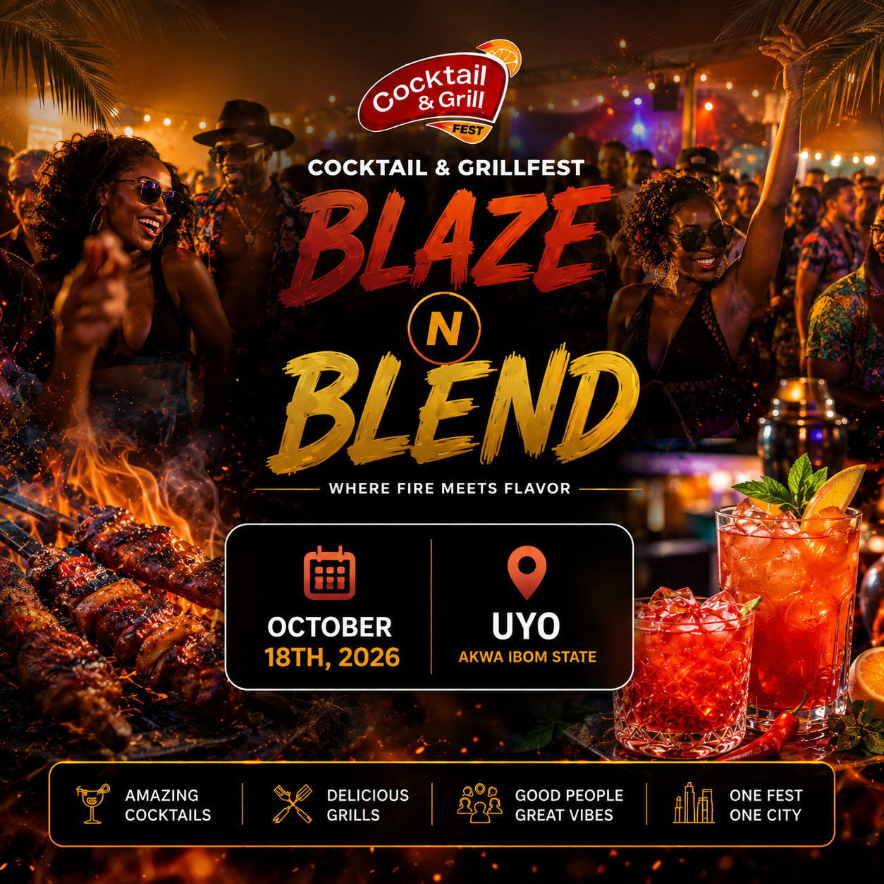 Cocktail and Grill Fest, 2026. Uyo Edition